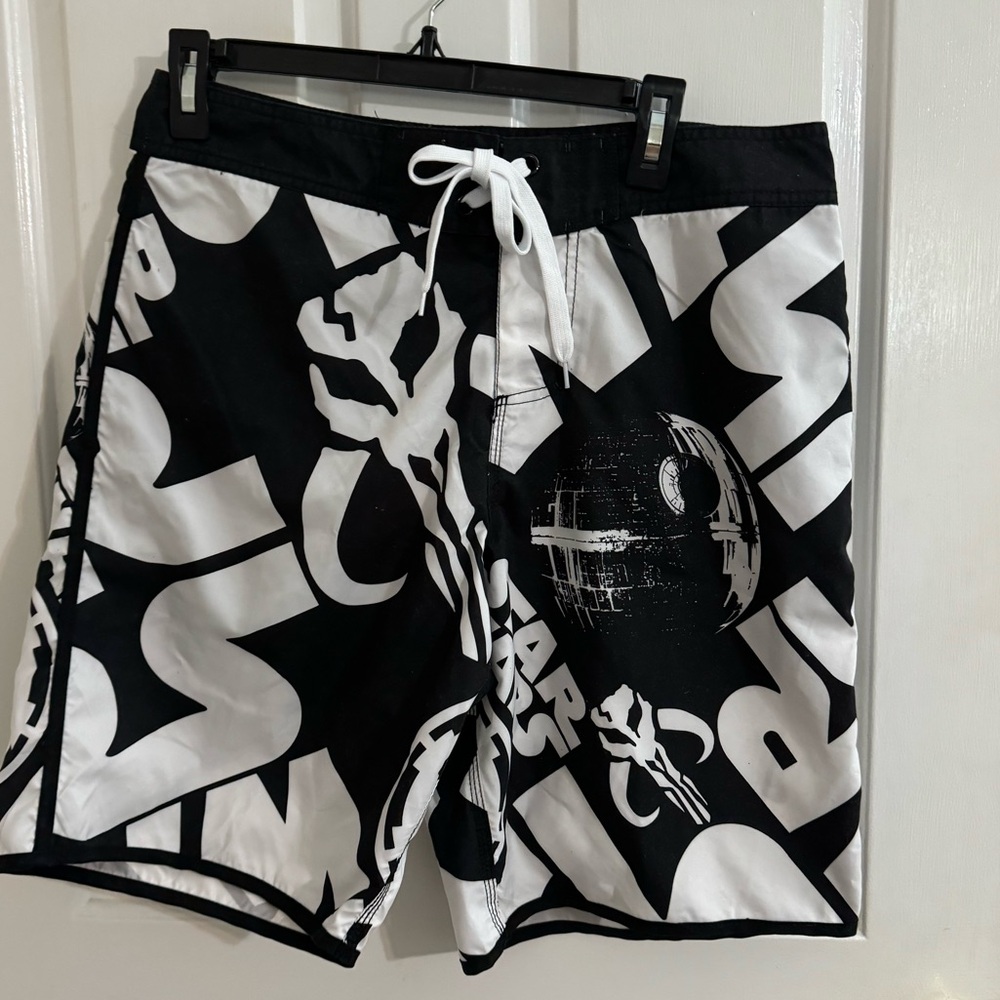 Men’s Star Wars swim trunks. Waist size 32.